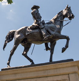 Reynolds equestrian statue at Gettysburg